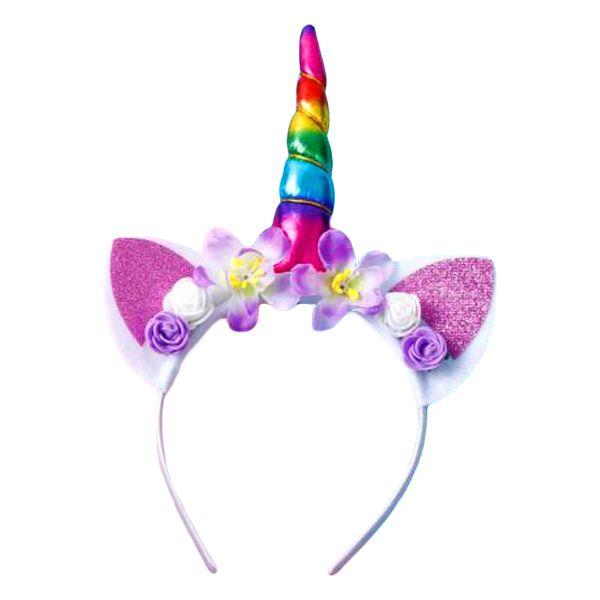 Rainbow Unicorn Horn Headband